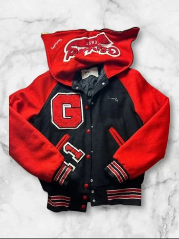 Teddy Varsity College Letterman Vintage “Glenbard East Cheerleading” Made in USA
