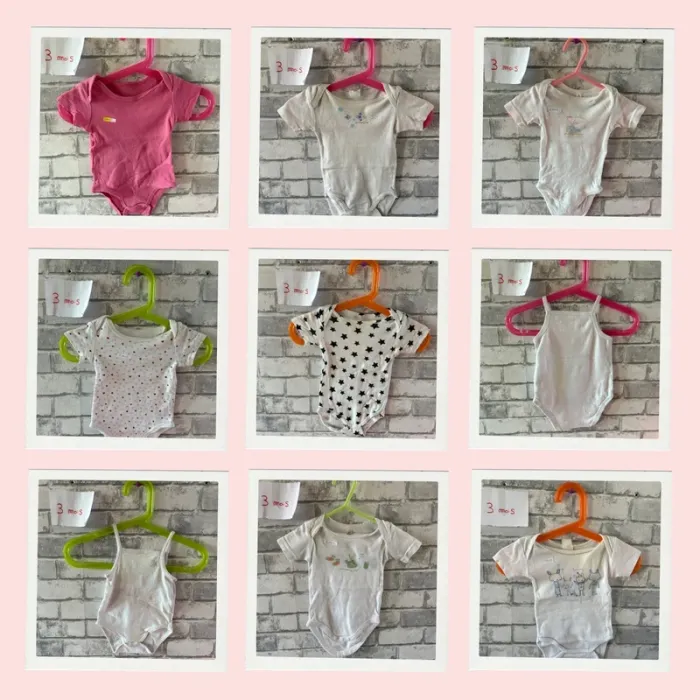 Lot de 9 body 3 mois