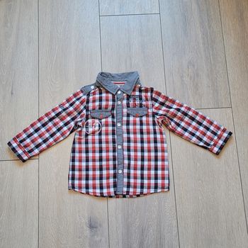 Très belle chemise à carreaux.  Garçon 12 mois. Marque Orchestra