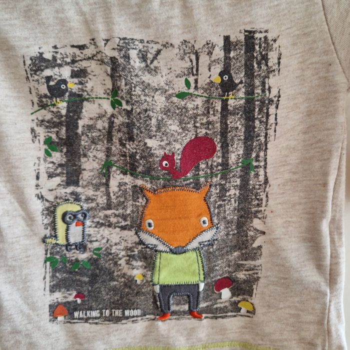 6 mois tee-shirt la forêt - photo numéro 2