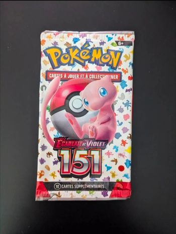 Pokémon 1 booster 151 EV3.5 illustration Mew écarlate et violet scellé, français et officiel !
