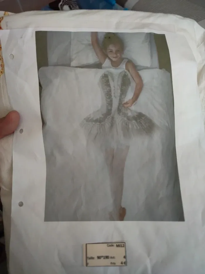 Parure de lit fille princesse 90*190