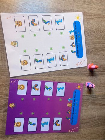fiche éducative plastifiée