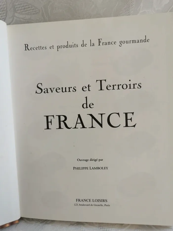 Livre "Saveurs et Terroirs de France - photo numéro 2