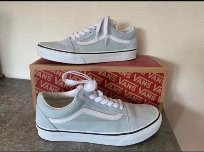 Vans old skool turquoise neuve homme femme ado unisexe 37