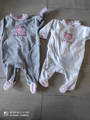 Pyjamas 1 mois