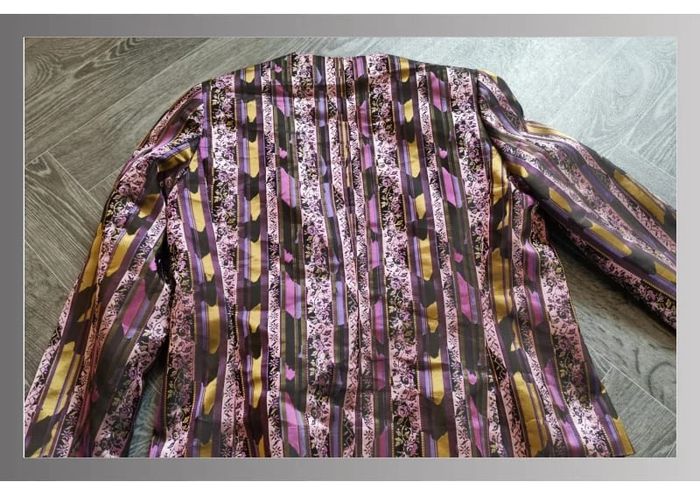 veste avec épaulette Damart violet/rose taille 46 femme - photo numéro 3