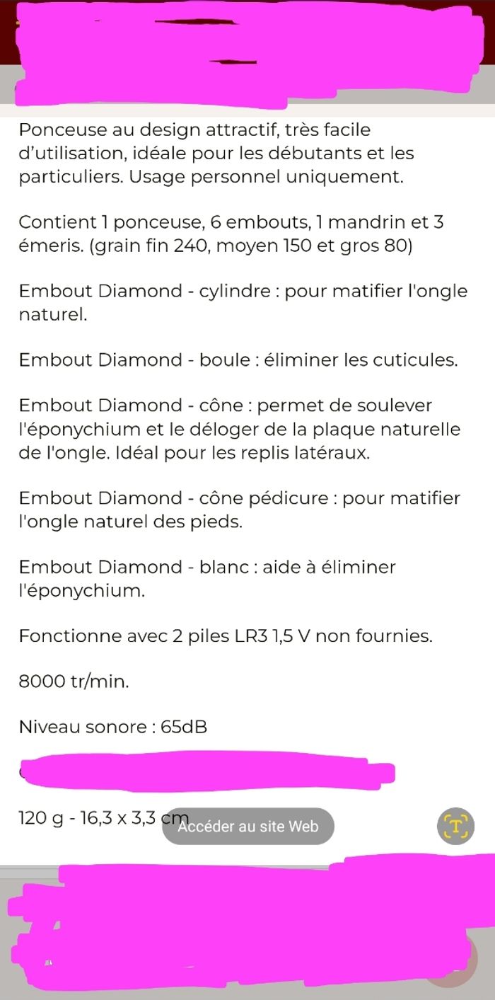 Ponceuse à ongles - photo numéro 6