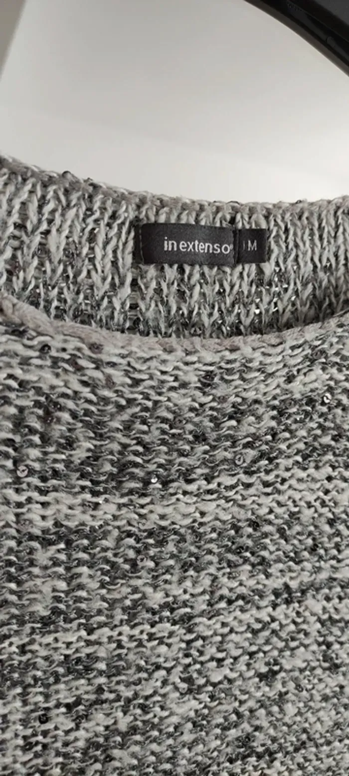 Pull paillettes In Extenso taille M (38/40) - photo numéro 2