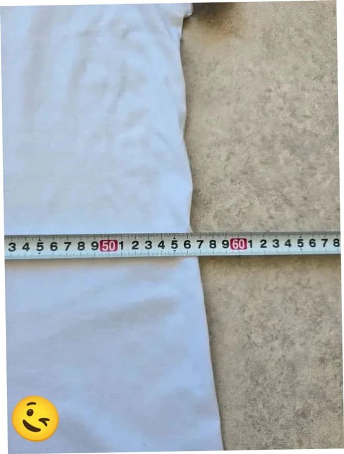 T-shirt Ralph Lauren XL coupe col rond blanc Homme Men tee116 - photo numéro 6