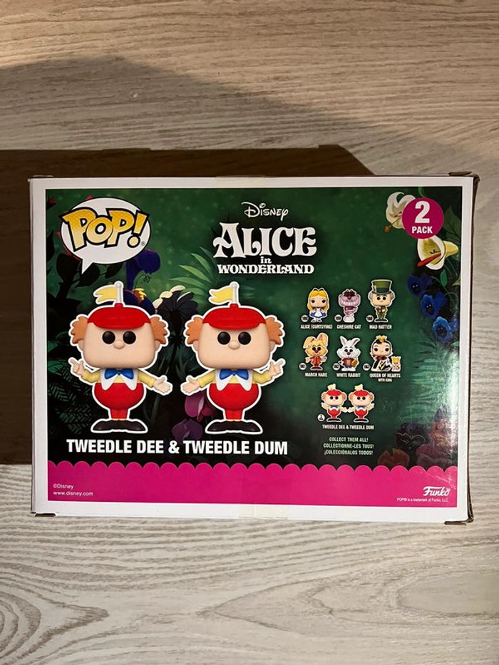 2-pack Funko Pop Tweedle Dee & Tweedle Dum - Alice in wonserland - photo numéro 3