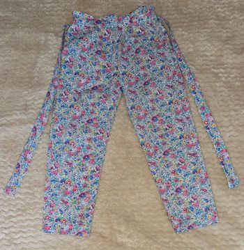 Pantalon en liberty "claire aude summer", créatrice "4 Pommes", 5 ans