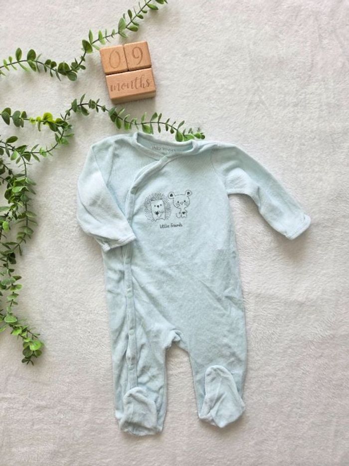 Pyjama velours mixte