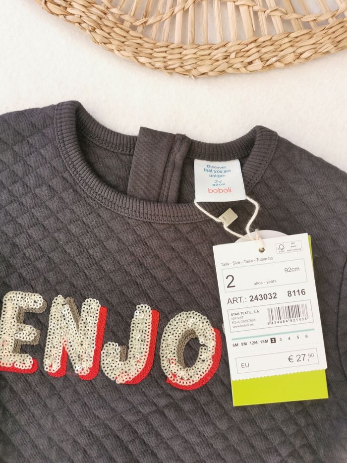 Sweat effet matelassé Enjoy en sequins Boboli 2 Ans - photo numéro 2