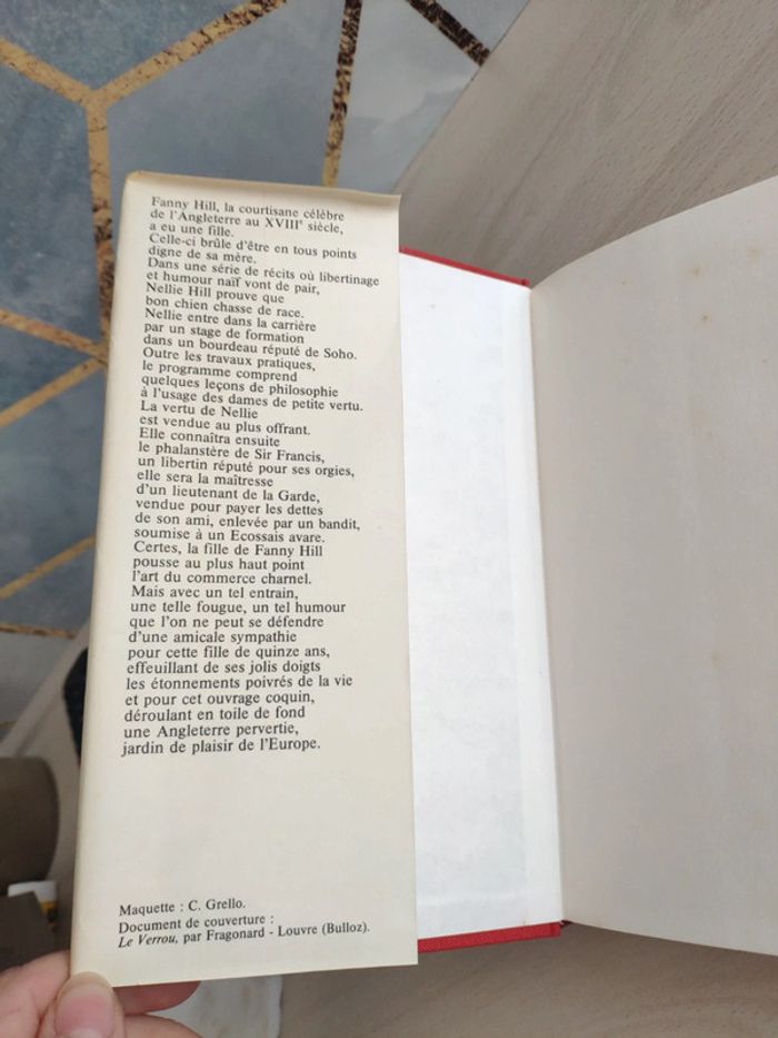 Livre érotique grand format La fille de Fanny Hill mémoires d'une femme de plaisir Cleland - photo numéro 6