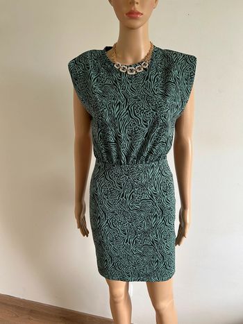 Robe imprimée verte et noire Only taille XS jamais portée