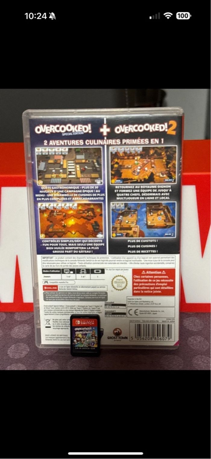 Jeu Nintendo Switch Overcooked - photo numéro 3