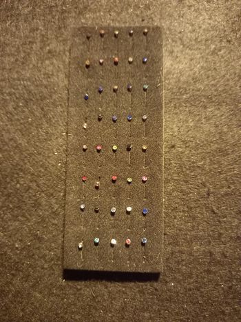 Lot de piercings de nez