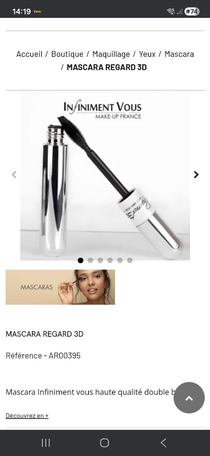 Mascara volume - photo numéro 5