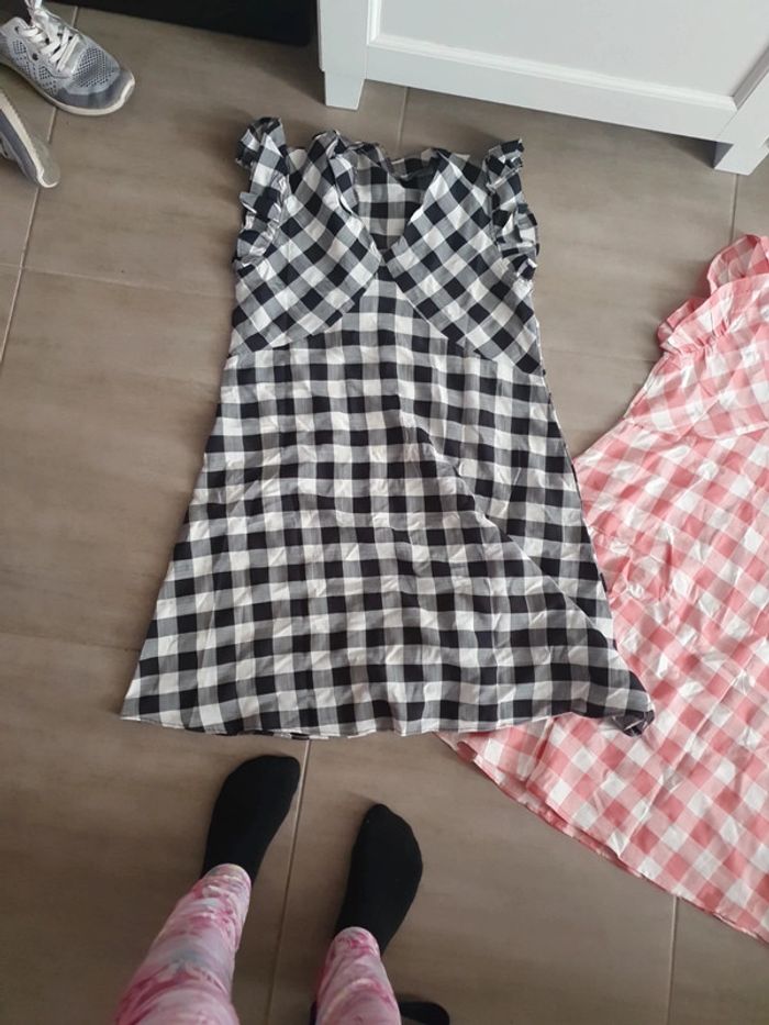 Lot de 2 robe noir et rose - photo numéro 2