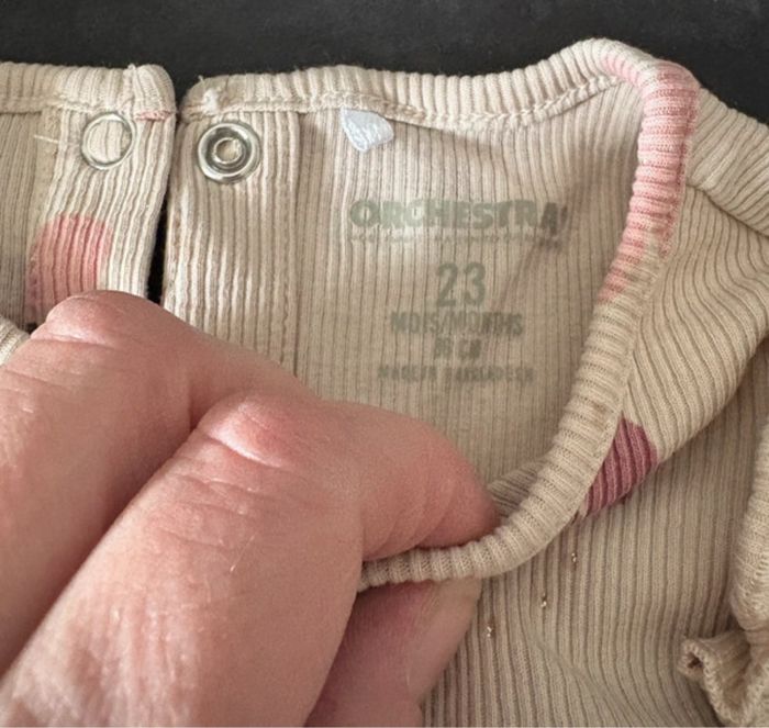 Lot 2 tee-shirts manches longues fille 23 mois