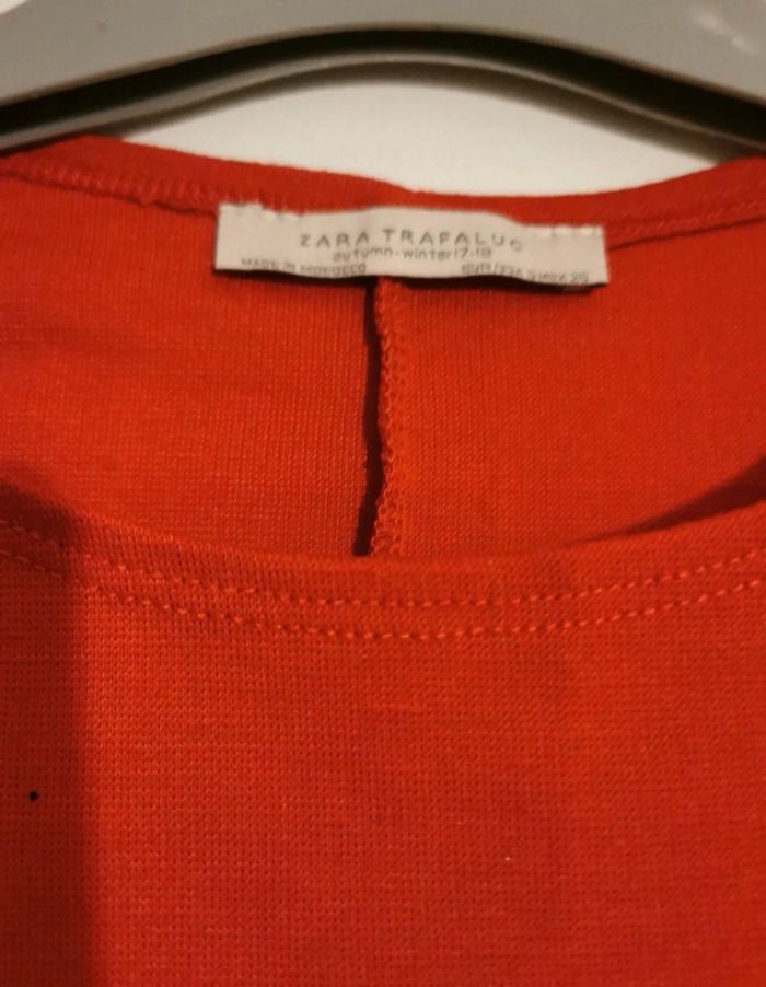 Robe Zara Rouge Taille S - photo numéro 3