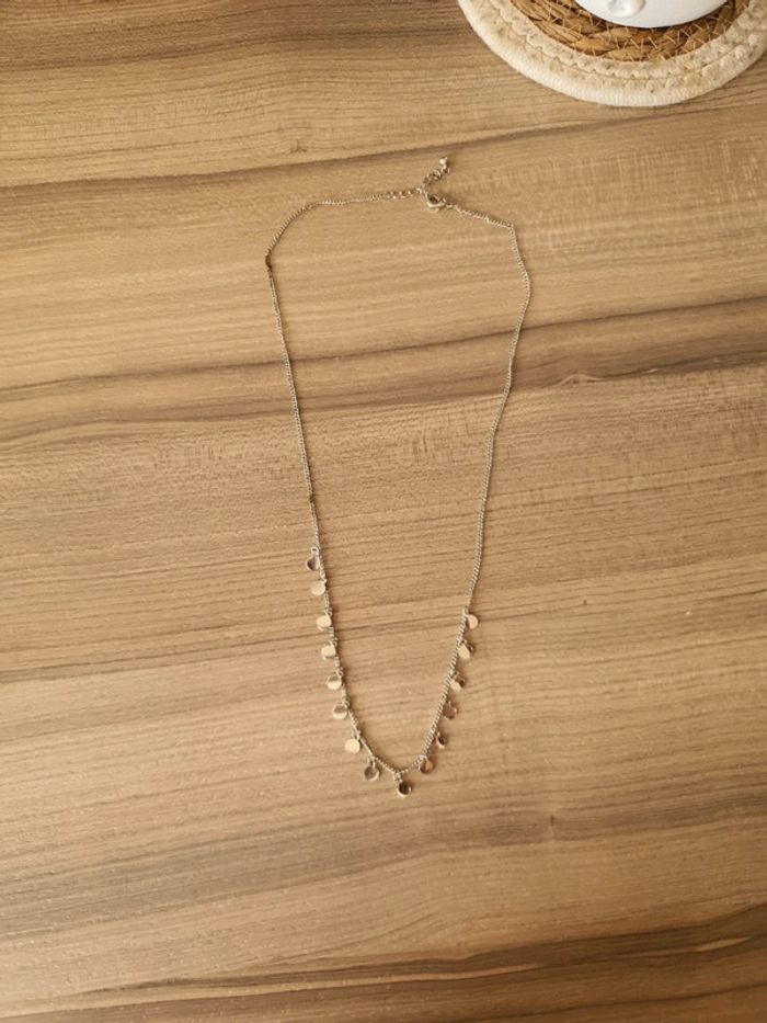 Collier Sautoir argenté - photo numéro 5