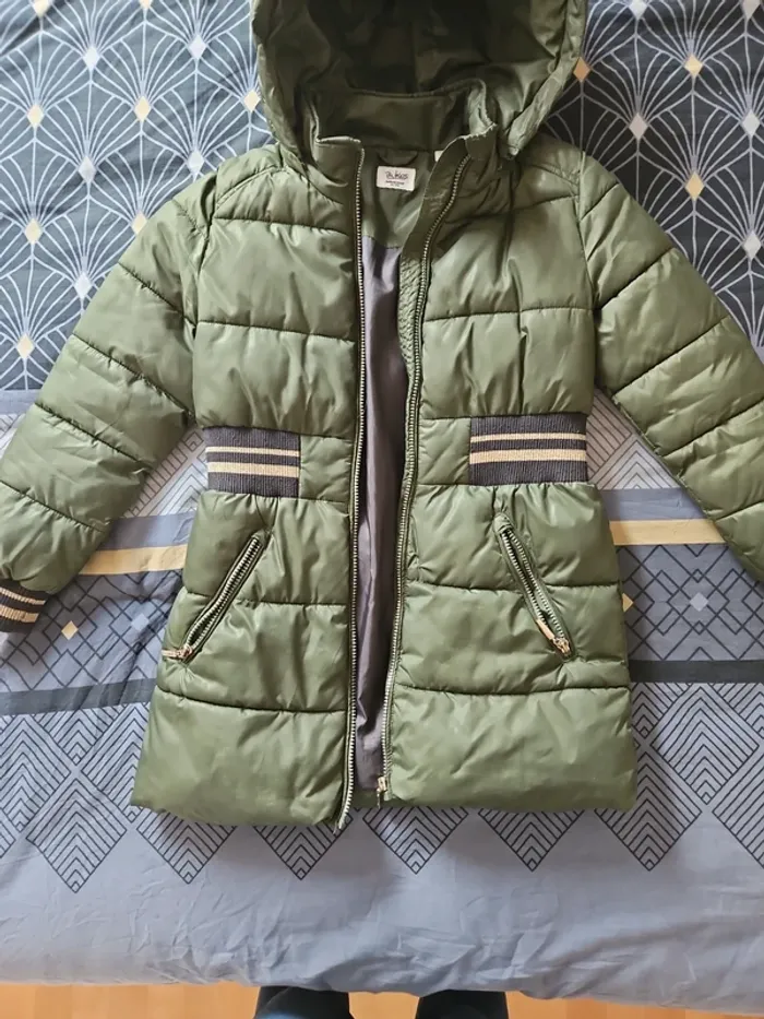 Doudoune verte fille Blukids 10/11 ans