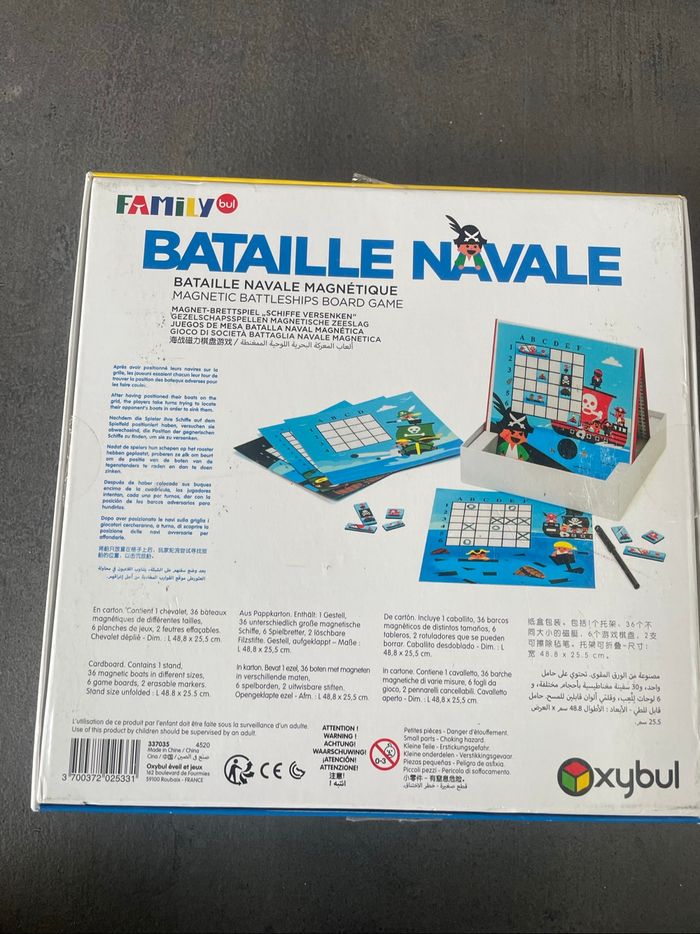 Jeu de bataille navale magnétique Oxybul - photo numéro 6