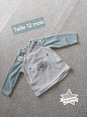 Haut de pyjama NPO Baby – 12 mois