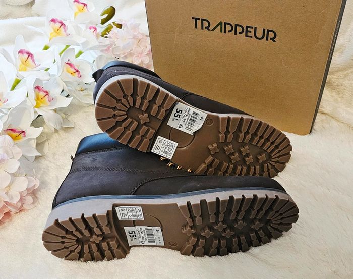 Bottes Bottines Cuir Trappeur T44 - photo numéro 2