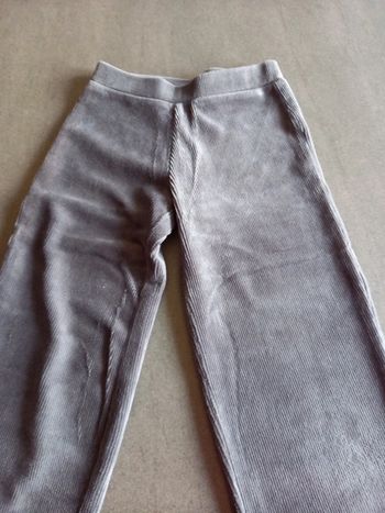 Pantalon velours gris 6/6 ans
