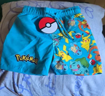 Maillot de bain short pokemon neuf taille 4-5ans