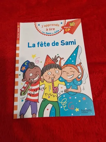 Livre j'apprends à lire la fête de sami