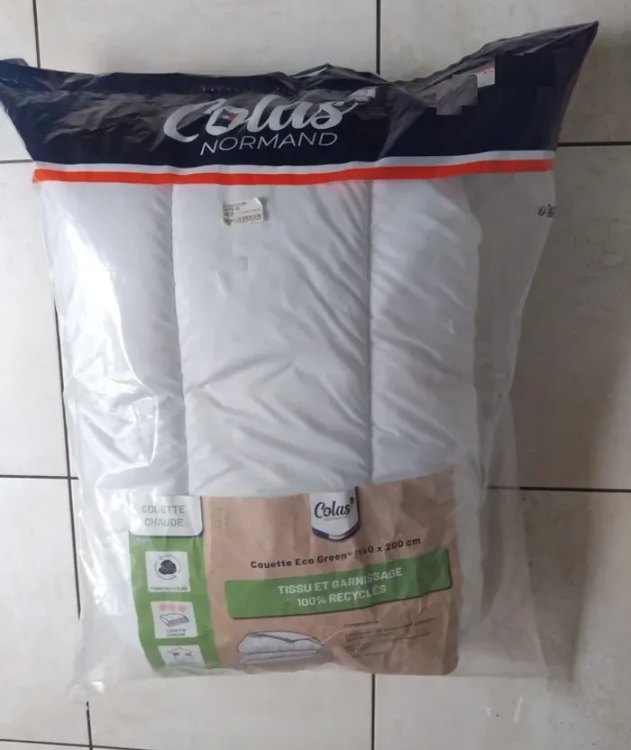 Couette chaude Colas normand, Eco Green, 140x200 cm - photo numéro 3