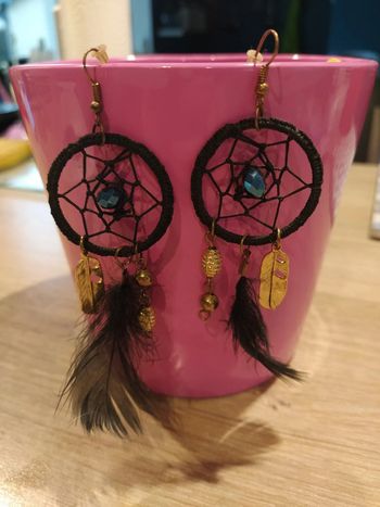 Boucles d'oreilles attrape rêve