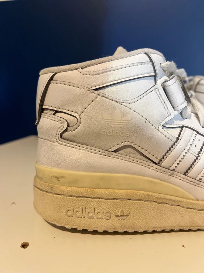 adidas forum montante blanche à restaurer - photo numéro 11