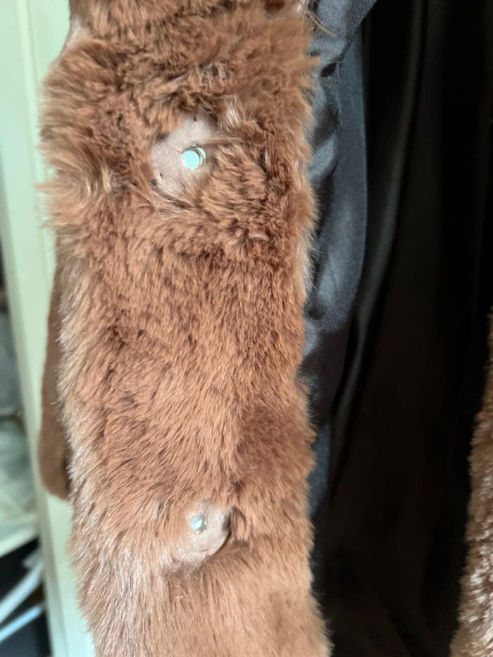 Manteau marron neuf XS - photo numéro 5