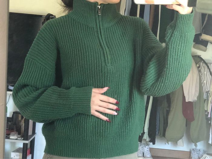 Pull Jennyfer vert - photo numéro 2
