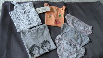 Lot vêtements fille été 4 ans