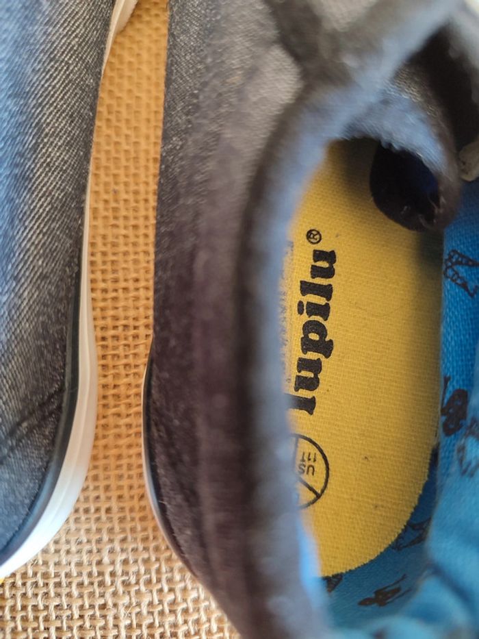 Baskets / tennis en toile avec lacets élastiques Lupilu en 28 (EU) Neuve - photo numéro 6