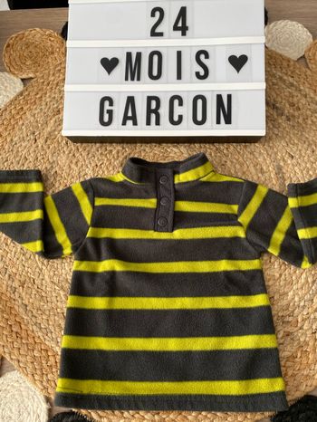 Sweat polaire 24 mois