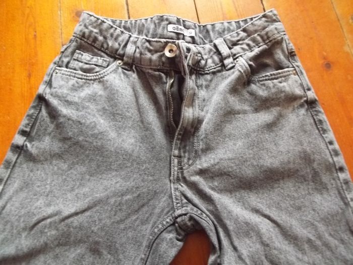 Jean large Gémo 12 ans noir délavé (pant4) - photo numéro 2