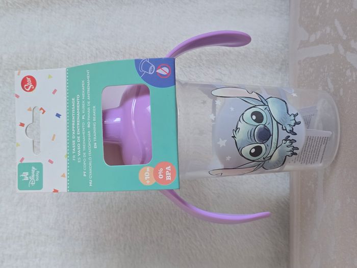 Tasse à bec / apprentissage Disney Stitch SANS BPA