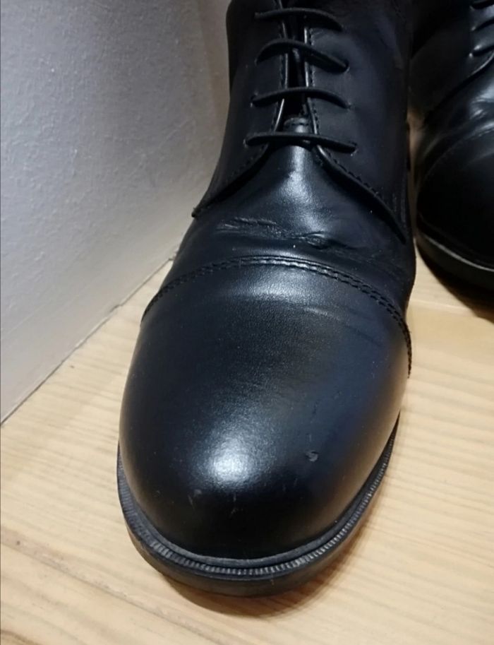 Bottes équitation equitheme taille 33 noire en cuir - photo numéro 3