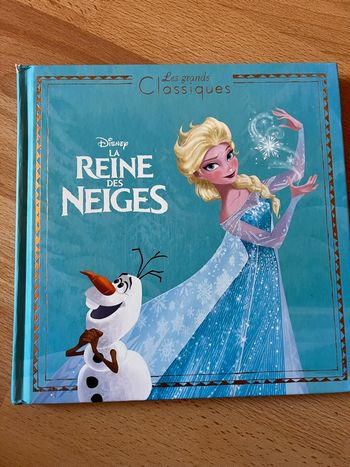 Livre la reine des neiges Disney 