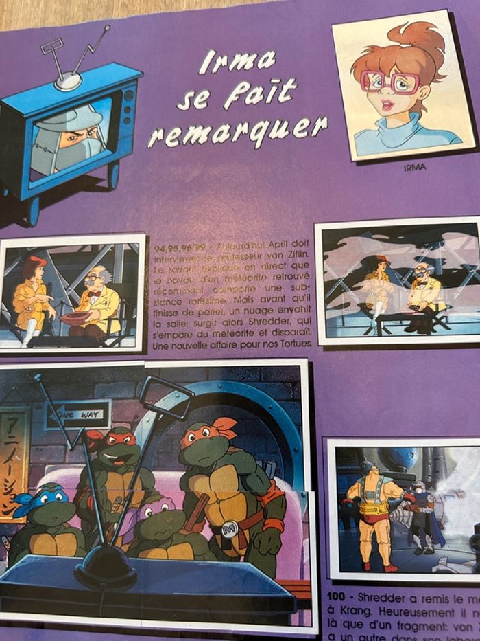 Album images Panini complet ancien Les Tortues Ninja stickers autocollants - photo numéro 7