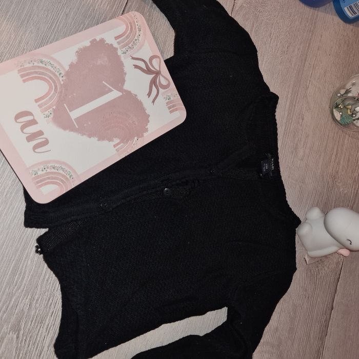 Gilet noir bébé fille 12 mois kiabi