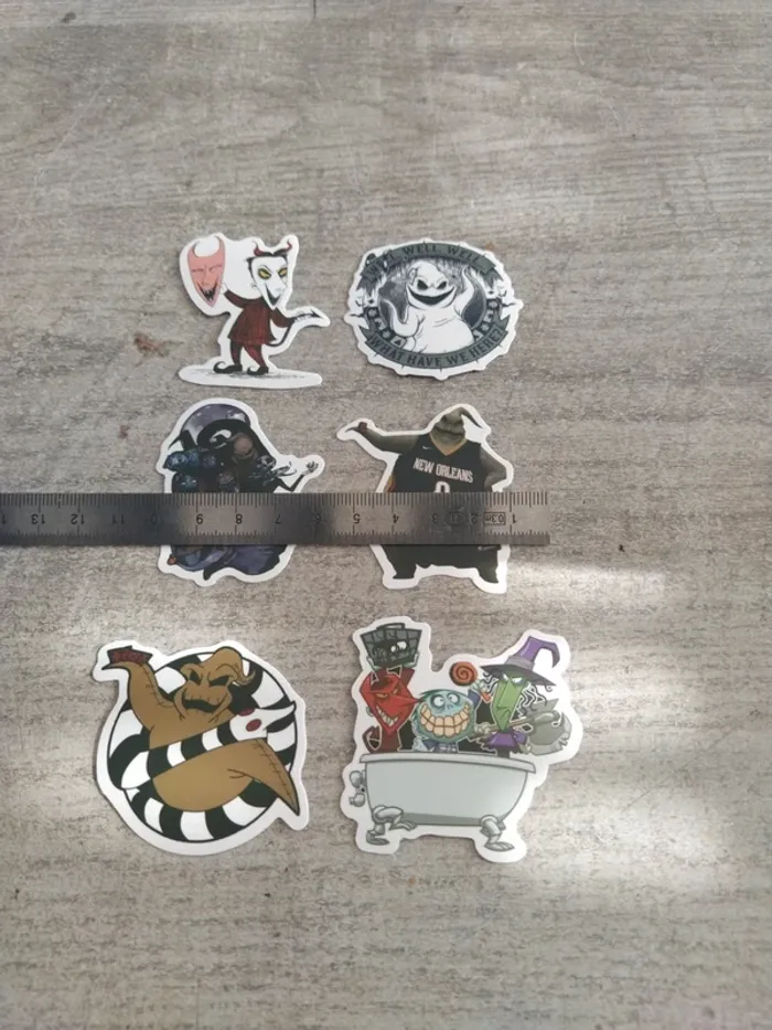 Lot de stickers autocollant sur le thème de l'étrange Noël de monsieur jack (lot E) - photo numéro 8