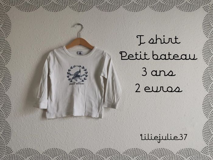 T shirt Petit bateau 3 ans